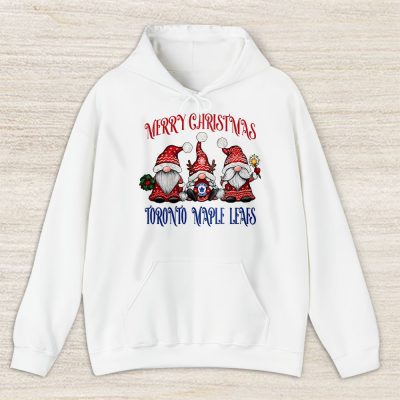 Toronto Maple Leafs Merry Christmas NHL Gift For Fan Christmas Gnomes Unisex Hoodie TAH24304