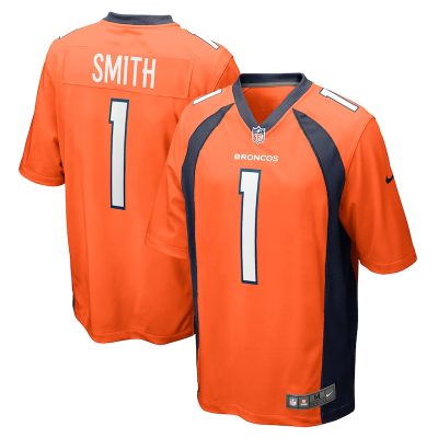 Tremon Smith Denver Broncos Team Game Jersey - Orange