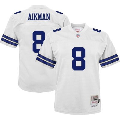 Troy Aikman Dallas Cowboys Youth Retired Player Legacy Jersey - White