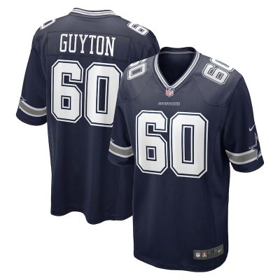 Tyler Guyton Dallas Cowboys Player Game Jersey - Navy