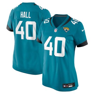 Tyler Hall Jacksonville Jaguars Women Team Game Jersey - Teal