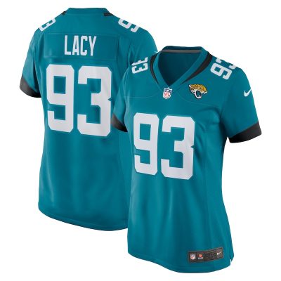 Tyler Lacy Jacksonville Jaguars Women Team Game Jersey - Teal