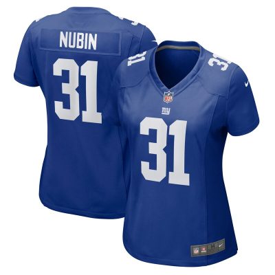 Tyler Nubin New York Giants Women Game Jersey - Royal