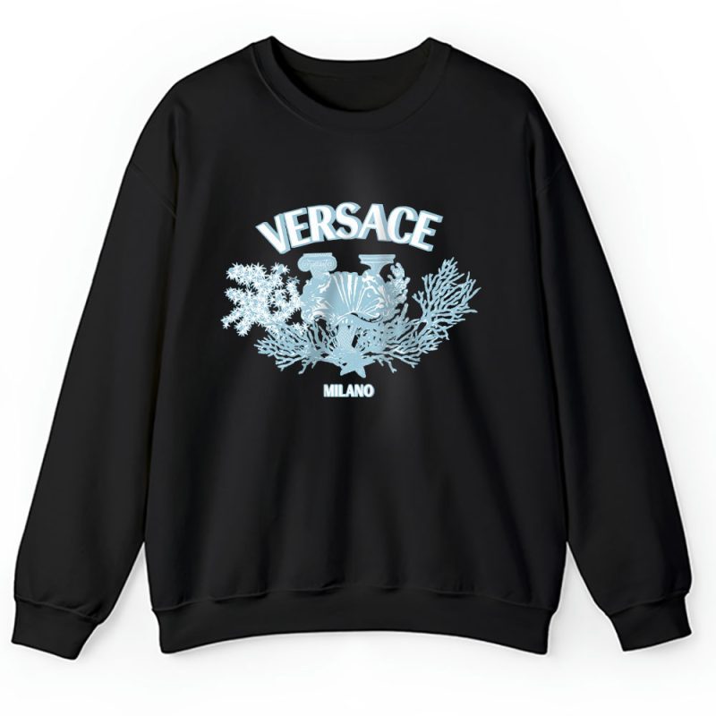 University Coral Versace Unisex Sweatshirt TAS23350