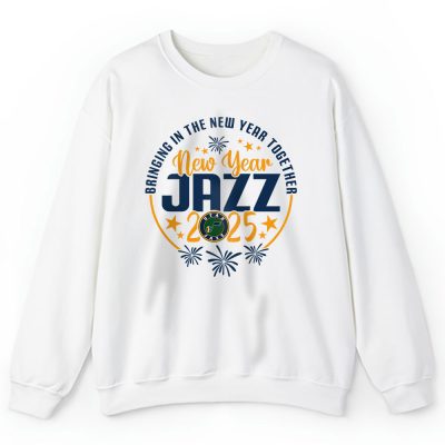 Utah Jazz Happy New Year NBA Bringing In The New Year Together Unisex Sweatshirt TAS24199