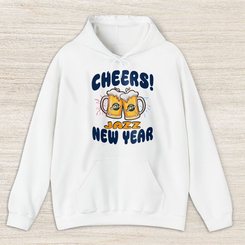 Utah Jazz Happy New Year NBA Gift For Fan Hello 2025 Unisex Hoodie TAH24197