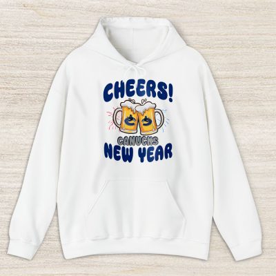 Vancouver Canucks Happy New Year NHL Gift For Fan Hello 2025 Unisex Hoodie TAH24203