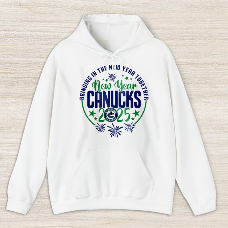 Vancouver Canucks Howdy New Year NHL Bringing In The New Year Together Unisex Hoodie TAH24205