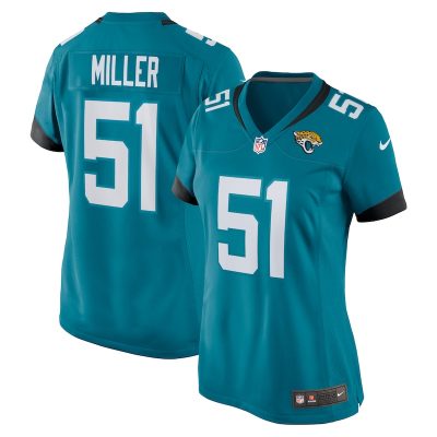 Ventrell Miller Jacksonville Jaguars Women Game Jersey - Teal