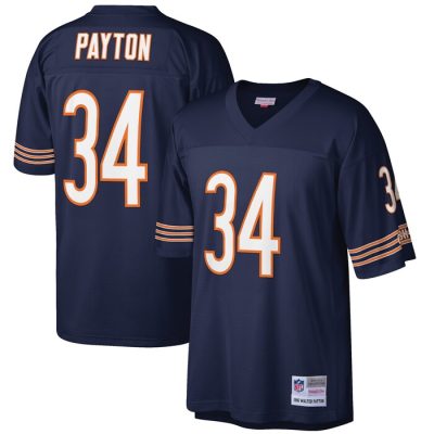 Walter Payton Chicago Bears 1985 Retired Player Replica Jersey - Navy