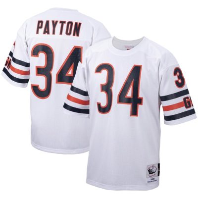 Walter Payton Chicago Bears 1985 Retired Player Replica Jersey - White