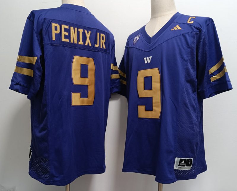 Washington Huskies #9 Michael Penix Jr. Purple F.U.S.E. Stitched Jersey