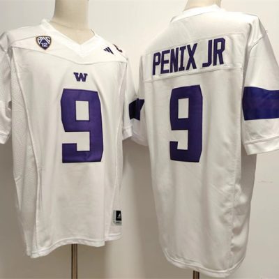 Washington Huskies #9 Michael Penix Jr. White F.U.S.E. Stitched Jersey