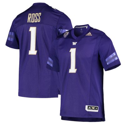 Washington Huskies Active Player Custom Purple Stitched NCAA Jersey