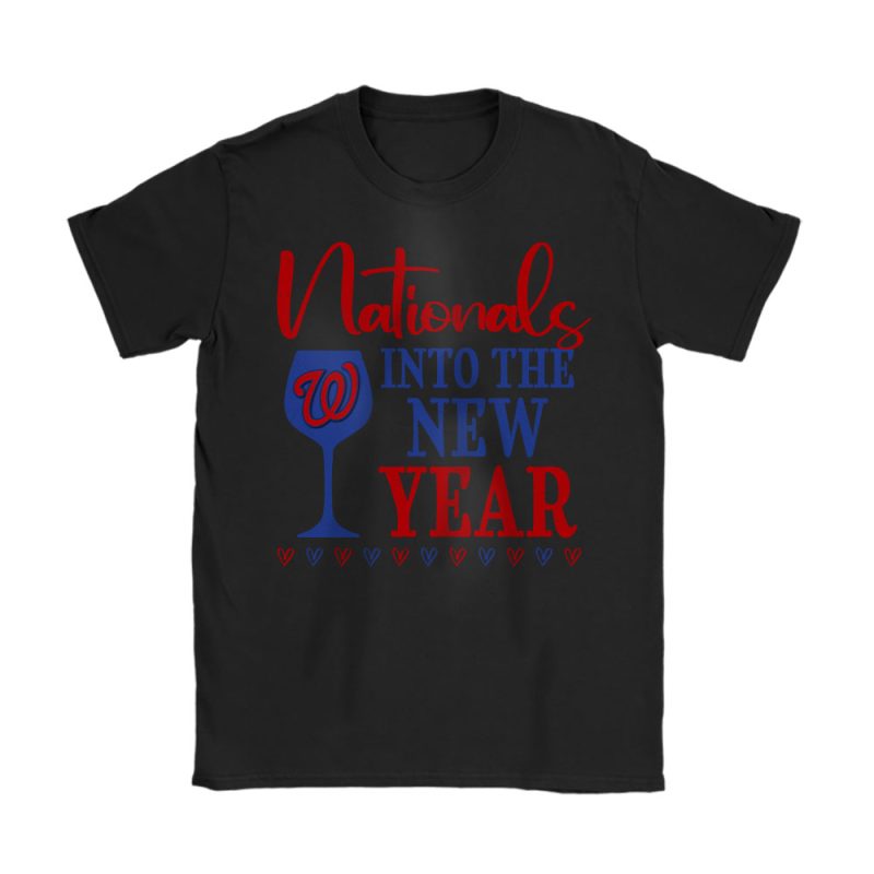 Washington Nationals Happy New Year MLB Gift For Fan Cheers To A New Year Unisex T-Shirt Cotton Tee TAT23532