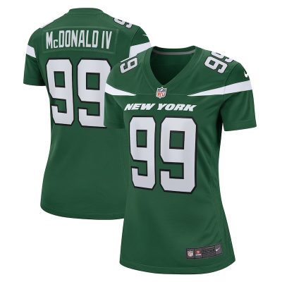 Will McDonald IV New York Jets Women Game Jersey - Gotham Green