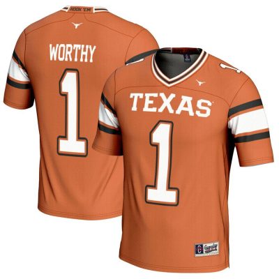 Xavier Worthy Texas Longhorns GameDay Greats Youth NIL Player Football Jersey - Texas Orange