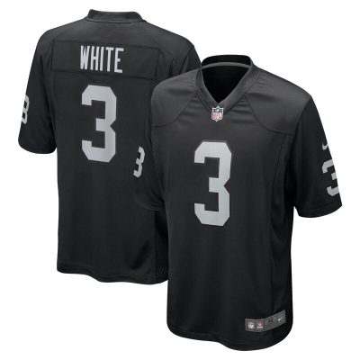 Zamir White Las Vegas Raiders Team Game Jersey - Black