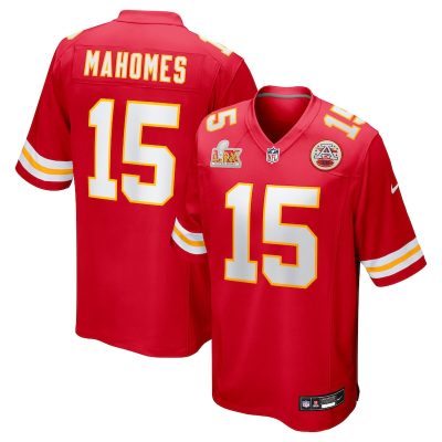 Patrick Mahomes Kansas City Chiefs Super Bowl LIX Game Jersey - Red