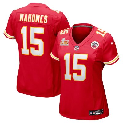 Patrick Mahomes Kansas City Chiefs Women's Super Bowl LIX Game Jersey - Red