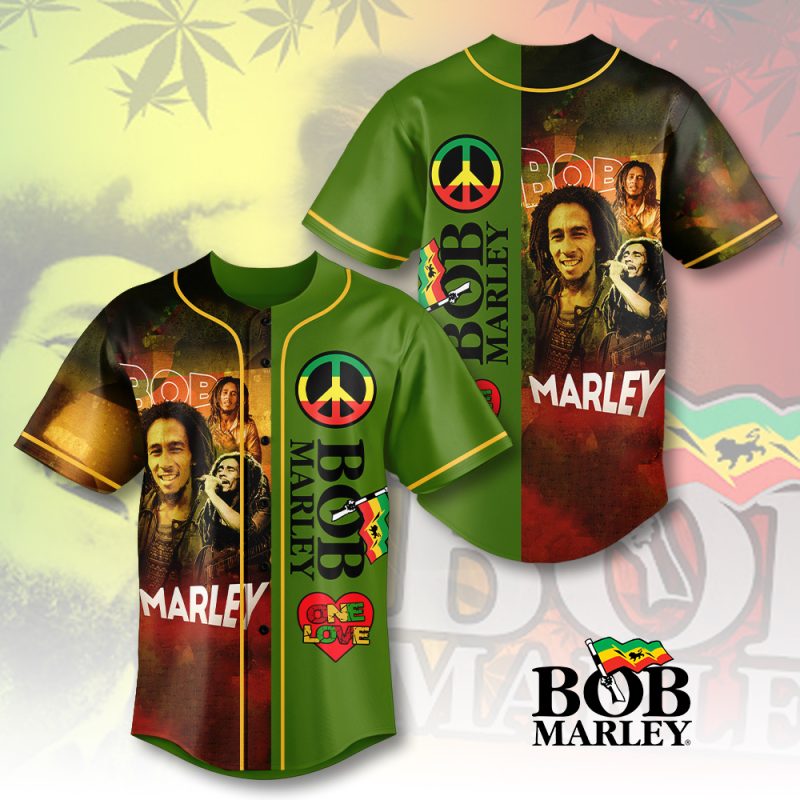 Bob Marley Baseball Jersey BJG1429
