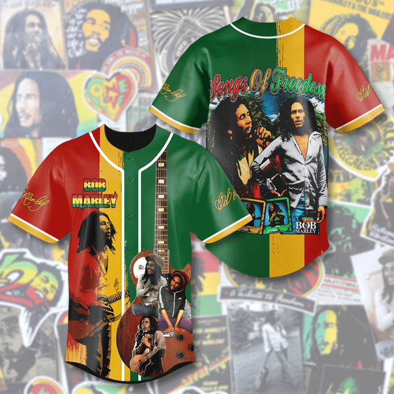 Bob Marley Baseball Jersey BJG1465