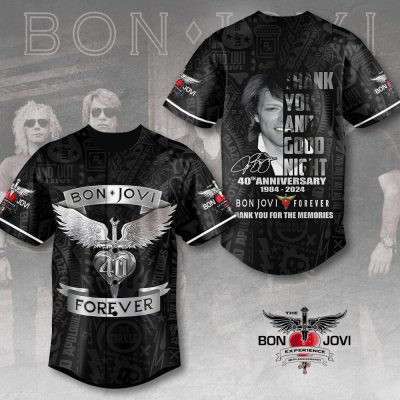 Bon Jovi Baseball Jersey BJG1412