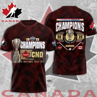 Canada 2025 4 Nations Face-Off Performance Unisex T-Shirt TSG1312