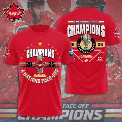 Canada 2025 4 Nations Face-Off Performance Unisex T-Shirt TSG1376