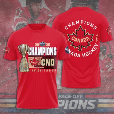 Canada 2025 4 Nations Face-Off Performance Unisex T-Shirt TSG1377