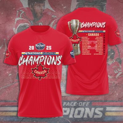 Canada 2025 4 Nations Face-Off Performance Unisex T-Shirt TSG1378