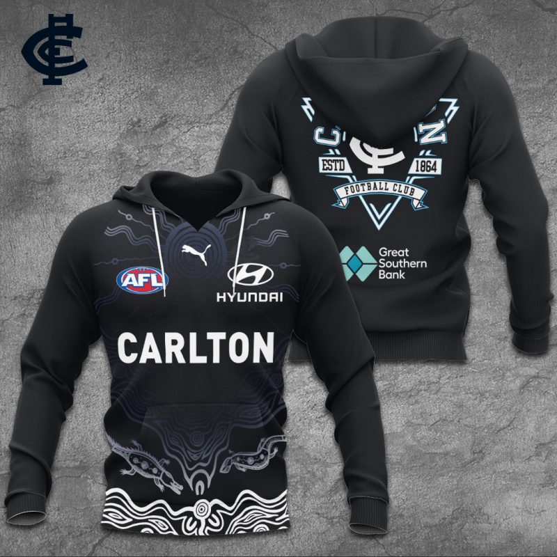 Carlton Football Club Performance Unisex Hoodie UHG1276