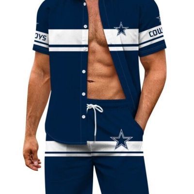 Dallas Cowboys Combo Hawaiian Shirt and Shorts AHS1040