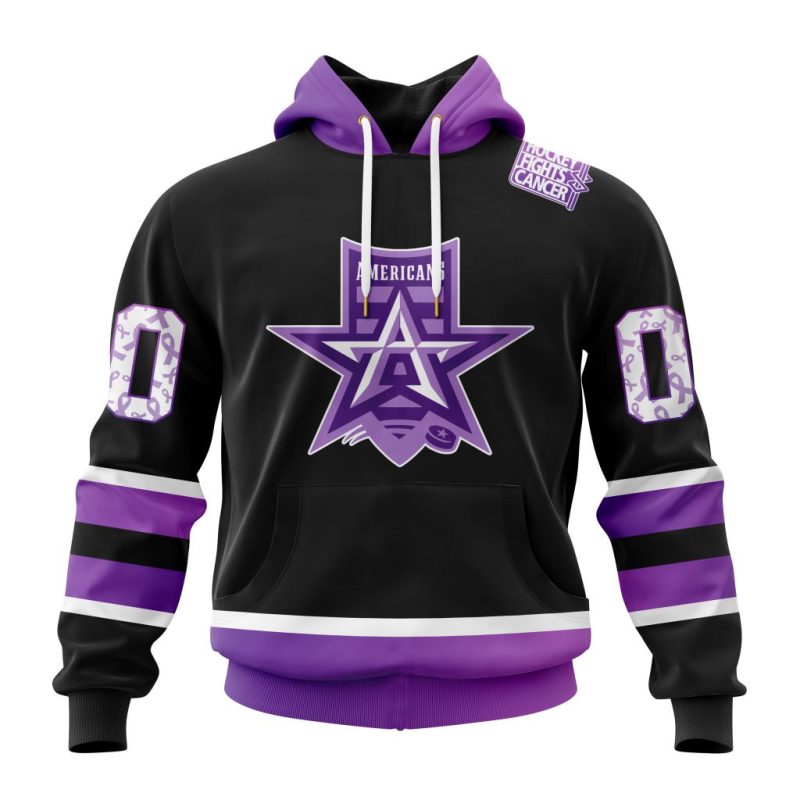 ECHL Allen Americans Special Hockey Fights Cancer Design Unisex Hoodie