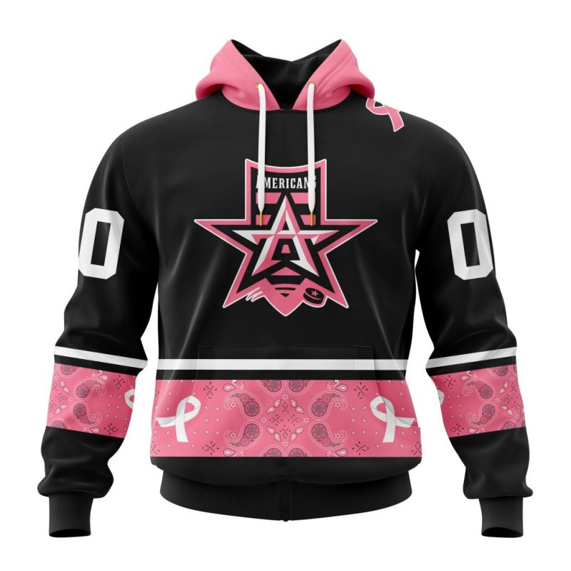 ECHL Allen Americans Special Pink Paisley Fights Breast Cancer Design Unisex Hoodie