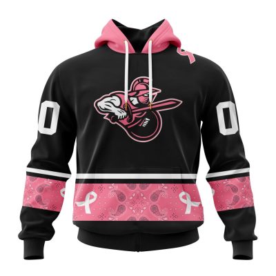 ECHL Atlanta Gladiators Special Pink Paisley Fights Breast Cancer Design Unisex Hoodie