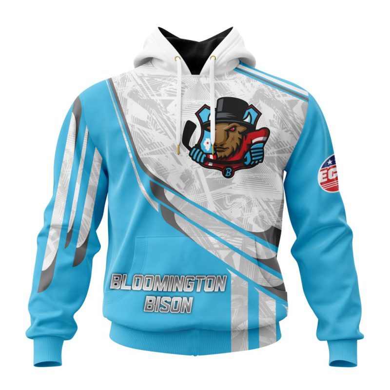 ECHL Bloomington Bison Design Concept Kits Unisex Hoodie