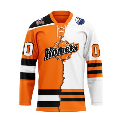ECHL Fort Wayne Komets Personalized Mix Design Lace Hockey Jersey