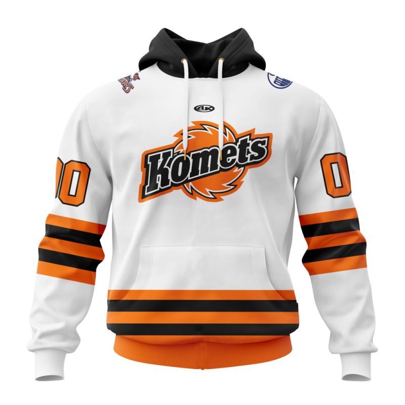 ECHL Fort Wayne Komets Personalized White Design Unisex Hoodie