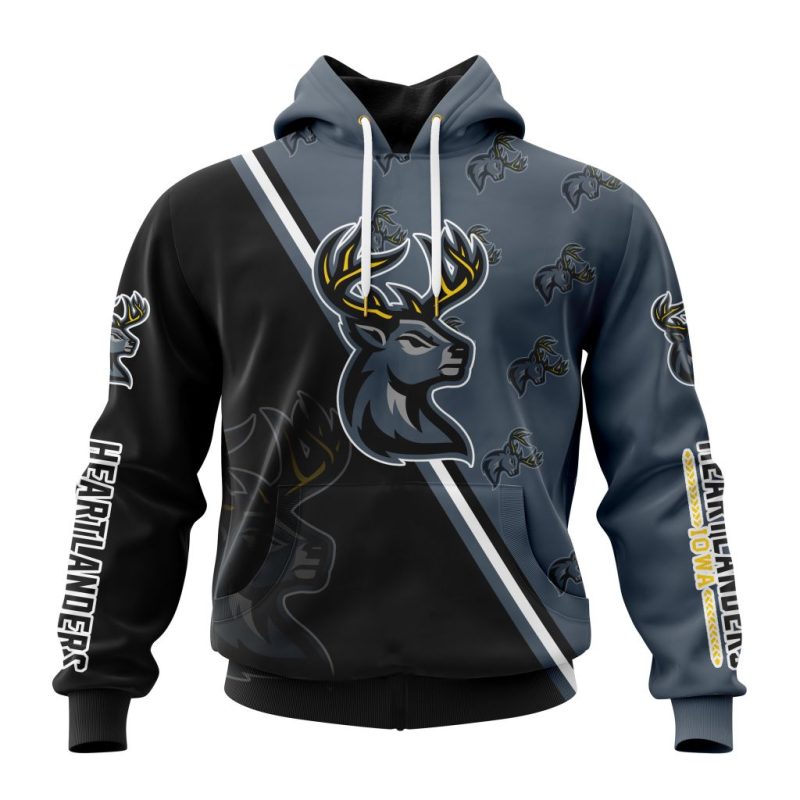 ECHL Iowa Heartlanders Design Concept Kits Unisex Hoodie