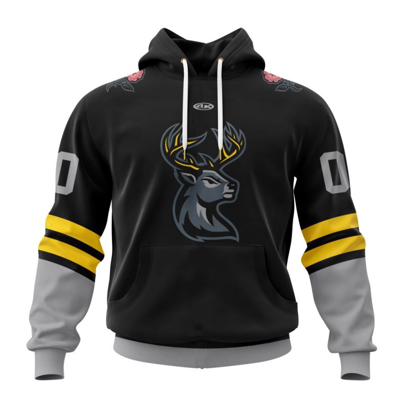 ECHL Iowa Heartlanders Personalized Black Design Unisex Hoodie
