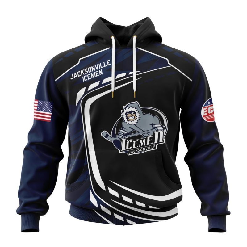 ECHL Jacksonville Icemen Design Concept Kits Unisex Hoodie