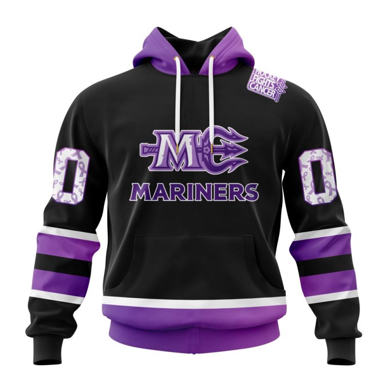 ECHL Maine Mariners Special Hockey Fights Cancer Design Unisex Hoodie