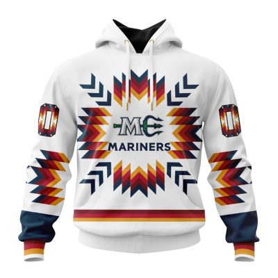 ECHL Maine Mariners Special Native Design Unisex Hoodie
