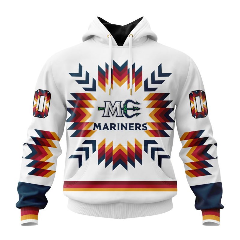ECHL Maine Mariners Special Native Design Unisex Hoodie