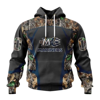 ECHL Maine Mariners Special Realtree Camo Hunting Design Unisex Hoodie