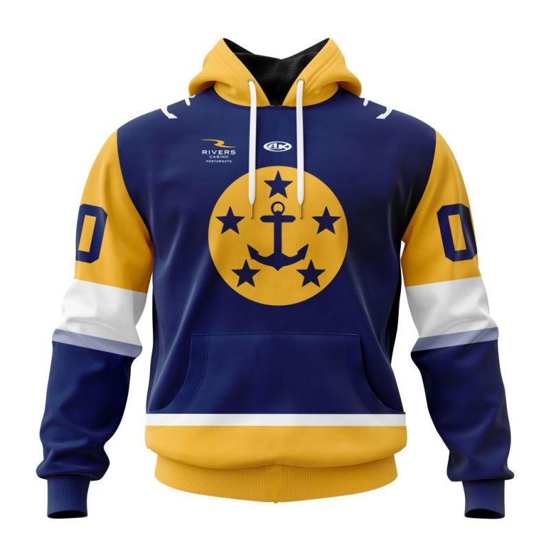 ECHL Norfolk Admirals Personalized Navy Design Unisex Hoodie
