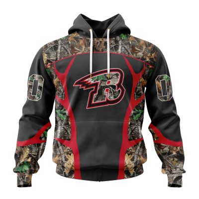ECHL Rapid City Rush Special Realtree Camo Hunting Design Unisex Hoodie