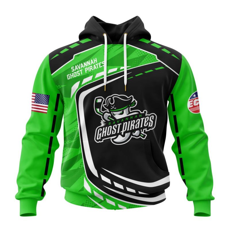 ECHL Savannah Ghost Pirates Design Concept Kits Unisex Hoodie
