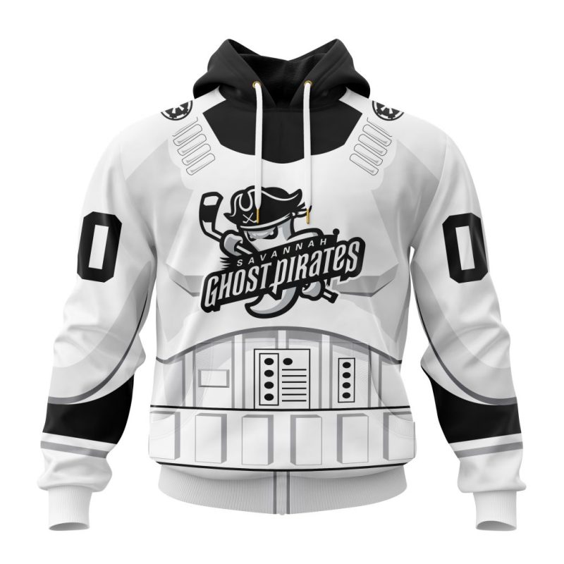 ECHL Savannah Ghost Pirates Special Star Wars Stormtroopers Design Unisex Hoodie